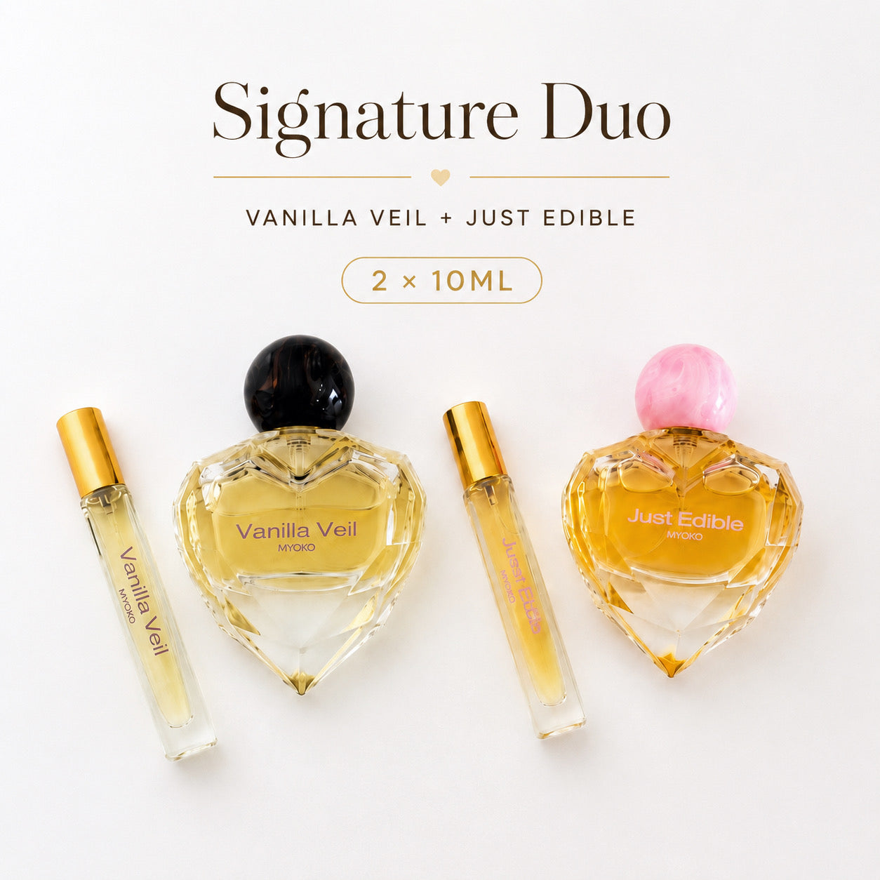 Signature Duo✨Vanilla Veil + Just Edible (2 × 10ml)